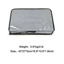 Wasserdichter Autositz für Hunde und Katzen, Grau, 45 x 21,5 x 24 cm