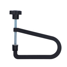 Gegoten stalen brugklem voor klassieke gitaren, U-vormig reparatiegereedschap R259 zwart