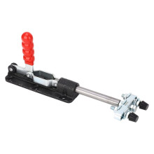 Abrazadera de palanca de doble cabezal, carrera de 90 mm, 350 kg, acero con alto contenido de carbono,