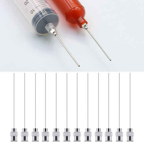 12Pieces Precise Tip Tubes Dispensing Needle for Adhesive-14G 2