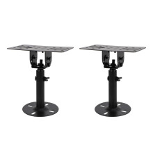 Robuuste luidsprekerstandaard voor wand- en plafondmontage met telescopische stang - 40 kg