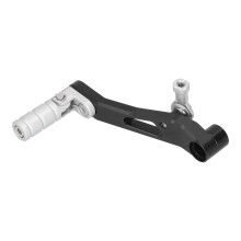 CNC-gefräster Schalthebel aus Aluminium mit 18-mm-Bohrung für CMX500 Rebel (2017–2021) in Silber/Schwarz