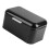 Black Metal Bread Bin with Glossy Surface and Large Storage Capacity 1