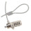 Portable Cable Laptop Lock With Resettable Code Notebooks Tablets Desktops Compatible OneHand Operation PlasticCoated 1
