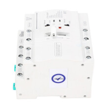 Commutateur de transfert automatique ATS 4P 63A à double alimentation, rail DIN 35 mm