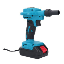 Rechargeable 18V Cordless Dust Blower, Mini Electric Leaf Cleaner, EU Plug