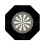 EVA Dart Board Backboard, 72.4cm Octagonal Wall Protector, Splicing Design 4