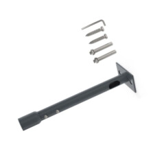 Multifunktionell T-formad antennfäste i aluminiumlegering för takmontering för V2