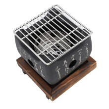 Barbecue japonais compact Ă charbon de bois, format familial, chauffe rapidement, 15 cm (5,9 pouces).