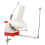 Bobineuse manuelle avec plaque de fixation de table, en plastique 1