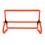 5Pcs Orange Adjustable Soccer Hurdles for Agility Speed Training 1