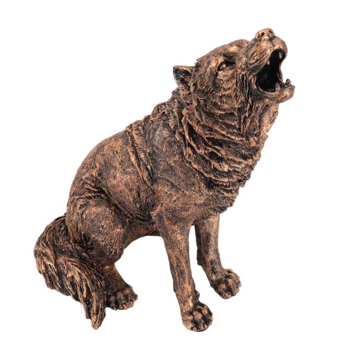 Wolfbeeldje van hars, innovatief verzamelobject. 2