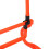 5Pcs Orange Adjustable Soccer Hurdles for Agility Speed Training 4