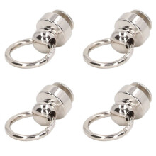 9 mm zilveren kogelvormige studs en klinknagels - Perfect voor het zelf maken van kleding en accessoires