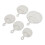 5pcs Handwoven Cotton Hanging Baskets Wall Organizer, Boho Style 1