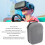 Waterproof Shockproof VR Carrying Case Grey Handheld for VR Headset & Controllers 4