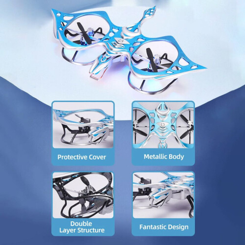 Mini RTF Drone for Beginners 2.4Ghz Quadcopter with Headless Mode &LED Light