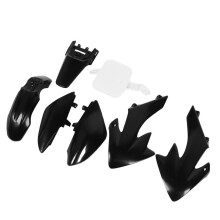 Kit de carénage pour moto CRF50 XR50 50cc-160cc, six noir et un blanc