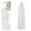 Mosquitera de algodón blanco para cama infantil, aprox. 240 cm 1