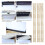 100PCS Gold Spiral Binding Coils 34 Loops 14.3mm, 120 Sheets 4