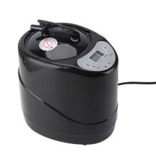 Schwarzer 2-Liter-Saunadampfgenerator – Lindert Hautermüdung, 19 x 24 x 23 cm
