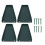 Green Downspout Splash Blocks 4PCS with Nails for Foundation Drainage 3