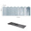 Galvanized Folding Stove Windshield 8 Plates, 30-60cm, Black/Silver 3