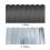Galvanized Folding Stove Windshield 8 Plates, 30-60cm, Black/Silver 4