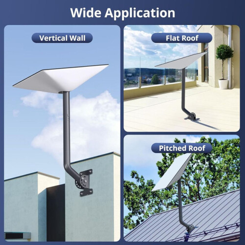 Kit de montaje de satélite para poste de techo V2 y Gen 2, ajustable 180 2