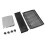 Large Under Bed Storage Container with Wheels 40x60x15.5cm Black 3