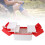 Medicine Storage Box Emergency Kit Container, Red, 31.5x21.5x22cm 1