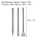 3-Piece Chisel Set with 40CM Point Flat Scaling Attachments for Concrete 2