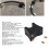 Support de câble HiFi en aluminium antichoc, 4 pièces, noir 4