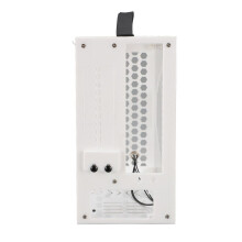 Miniatur-ITX-PC-Gehäuse aus Acryl, 23 x 20,5 x 12 cm, weiß, offene Luftzirkulation
