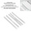 100Pcs White Metal Spiral Binding Coils 19mm 170 Sheets 3