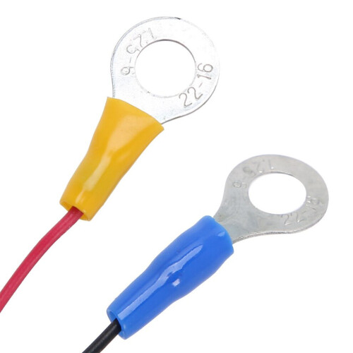 LED Digital Tachometer Hour Meter Temp Gauge for 2/4 Stroke Engines