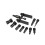 Motorcycle Bearing Puller Set, Steel, 10 Sizes, 145mm 4