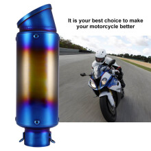 Motorrad Schräg Universal 51mm Slip-on Auspuff Endrohr (#2)
