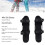 Versatile Black Mini Ski Skates for Kids - Easy Attach & Control 3