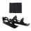 Versatile Black Mini Ski Skates for Kids - Easy Attach & Control 2