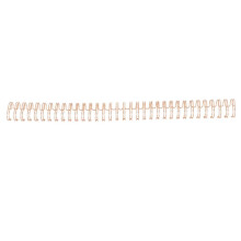 100 unidades de lomos de encuadernación de alambre de doble bucle de oro rosa, 120 hojas de 9/16 pulgadas