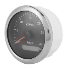 85-mm-GPS-Tachometer für Boote und Wohnmobile, hohe Genauigkeit mit LCD-Kilometeranzeige