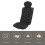 Full Body Bath Pillow, Removable Soft Mesh Cushioned Support, Black 4