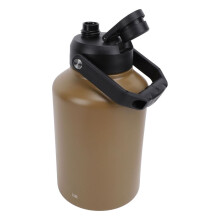Gourde isotherme de sport en acier inoxydable Ă double paroi de 3,8 L, couleur kaki