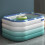 Inflatable Green Infant Pool 1.2m, 4 Layers, Foldable, Thick Bottom 3
