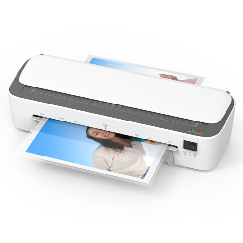 9 Inch A4 Laminating Machine with 6-in-1 Function Hot & Cold Trimmer Puncher 2
