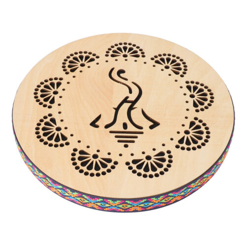10 Inch Maple Wood Ocean Drum Percussion Instrument for Performance