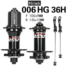 MTB Bike Front Rear Hubs 8-11 Speed Disc Brake 36 Holes Black/Red