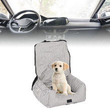 Tragbarer, wasserdichter Hunde-Sitz mit grau-weißen Streifen, 1230 g