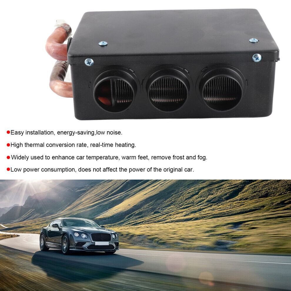 Chauffage De Voiture Portable – Alimenté Par Batterie, Silencieux, Pour Auto, Atelier, Camping, Dortoir